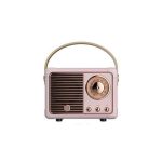 Transparent Cyberpunk LED Bluetooth Speaker Clock (Pink Edition)